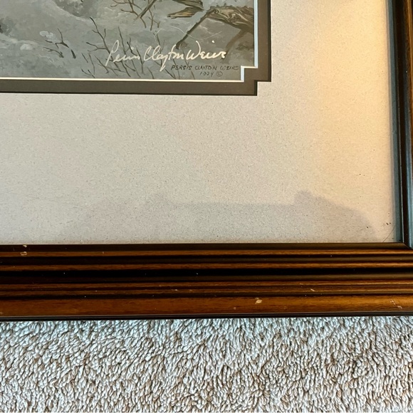 “Silent Watch Grey Wolves” by Persis Clayton Weirs Authentication attached. - Picture 4 of 15